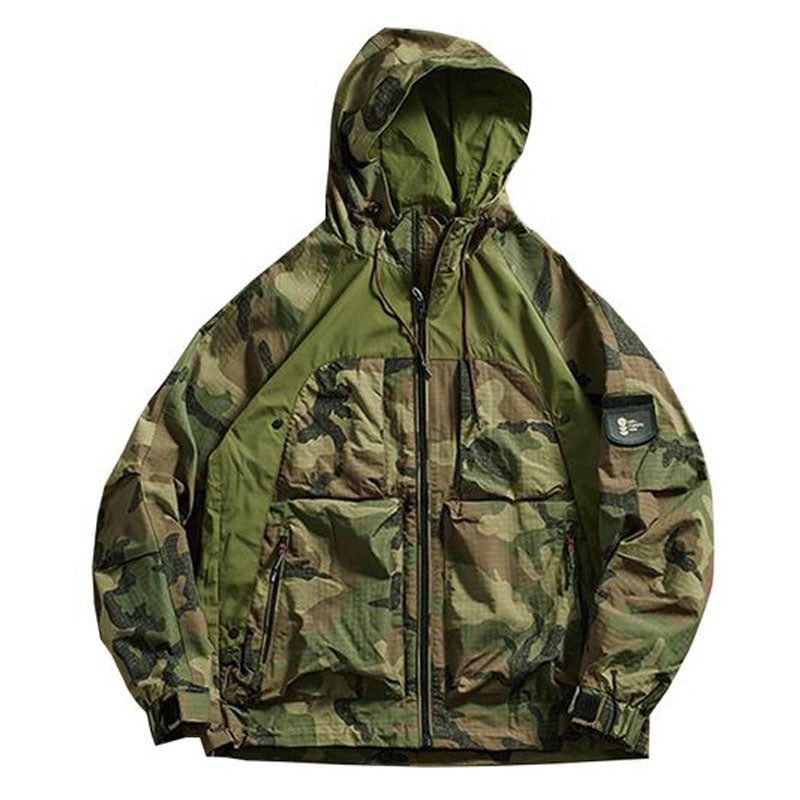 Outdoor Functional Camouflage Combination Hooded Jacket