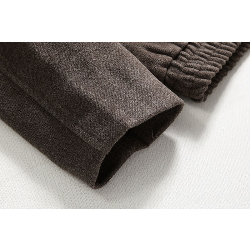 Classic casual twill jacket with turn-down collar
