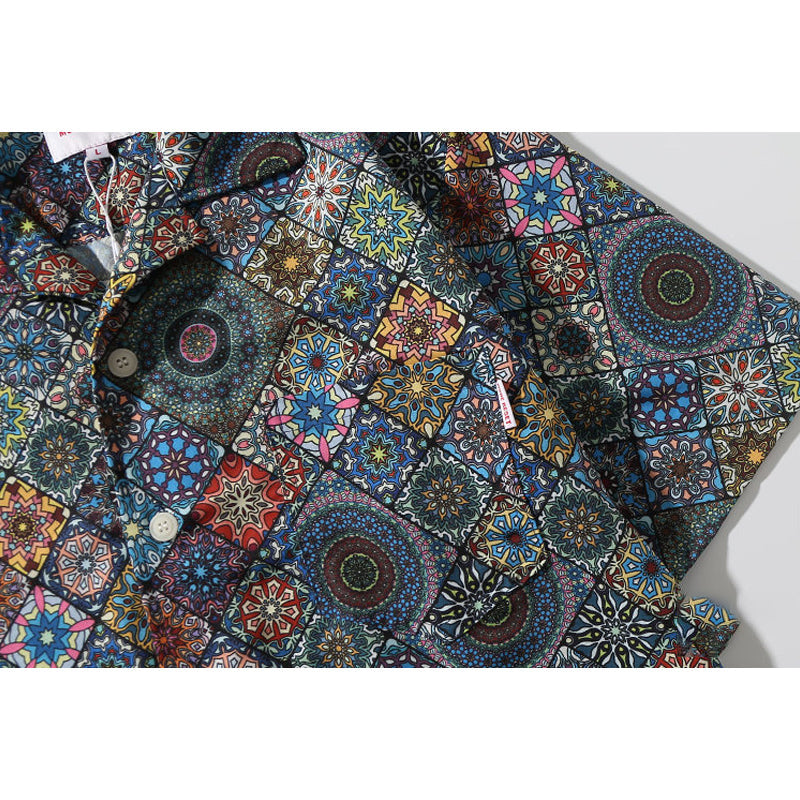 Hawaii "Summer Kaleidoscope" All-Over Print Aloha Shirt
