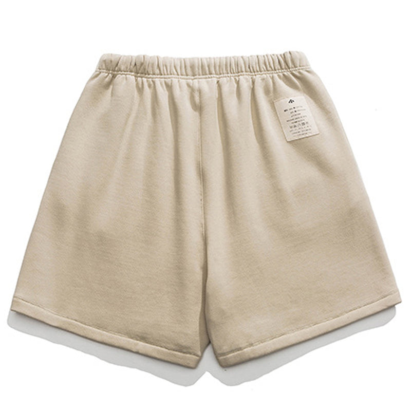 Military print sweat shorts