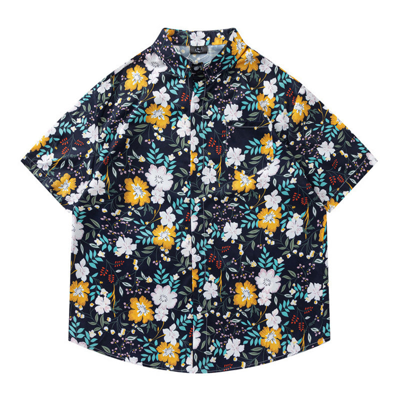 Hawaiian Vacation Painting Print Shirt