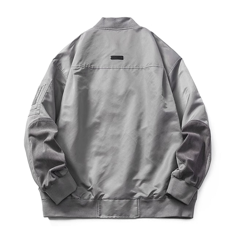 MA-1 Flight Jacket with Corduroy Elbow Patches