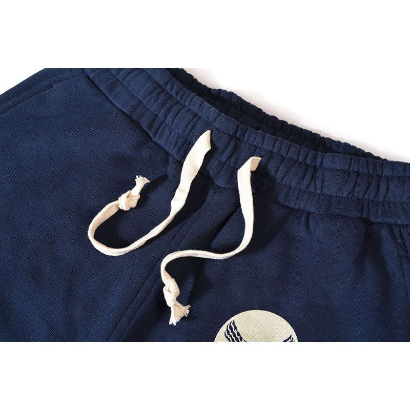Air Force Print Adjustable American Casual Pants