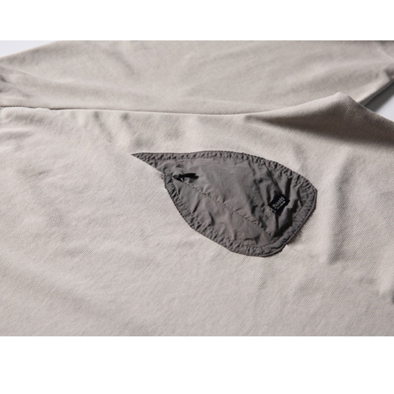 夏新作配色切替2色展開Tシャツ