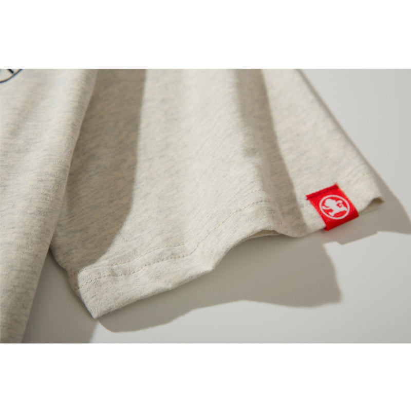 Harajuku style carp print short sleeve t-shirt