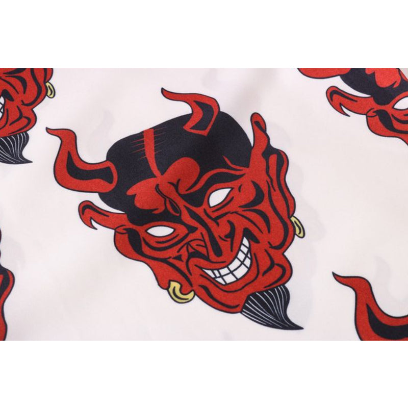 New for summer: Devil print short sleeve shirt