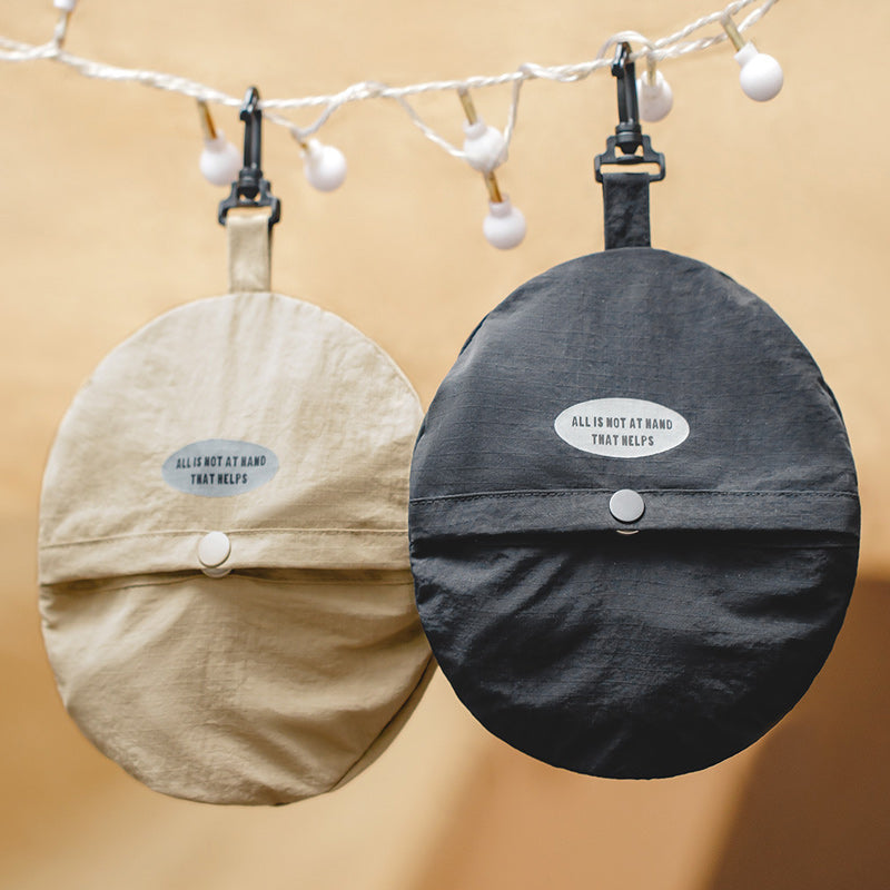 2-way foldable nylon bucket hat