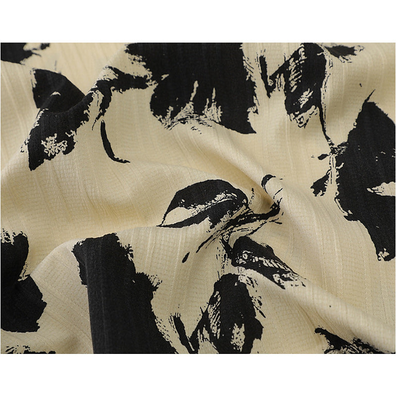Retro floral short-sleeve Hawaiian quick-drying shirt