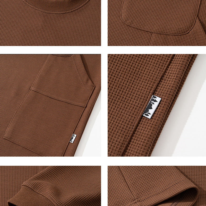 cityboy 350g Heavyweight Waffle Long Sleeve Tee