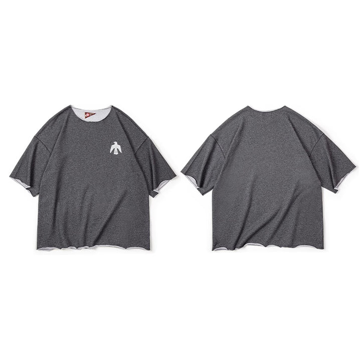 Heavyweight reversible ptarmigan print T-shirt