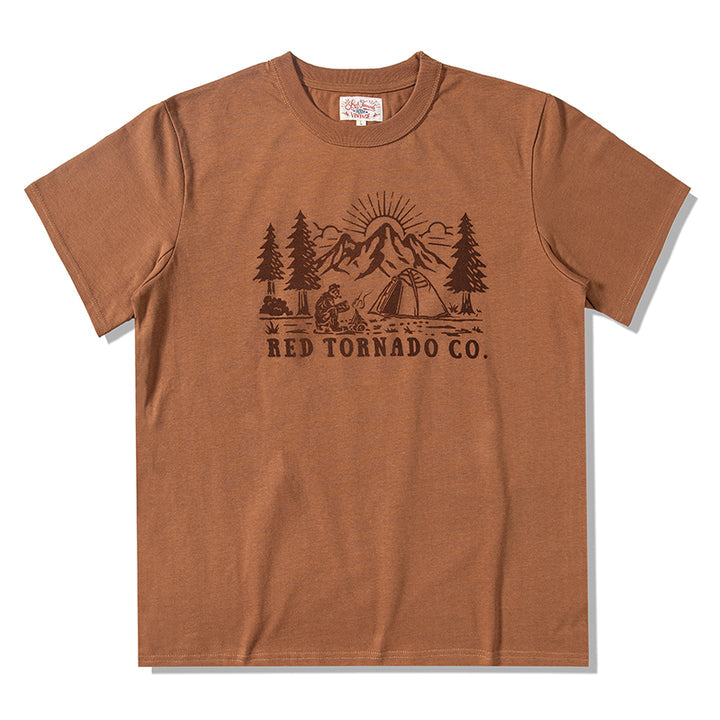 「Outdoor Leisure」シリーズ プリントヘビーウエイトTシャツ