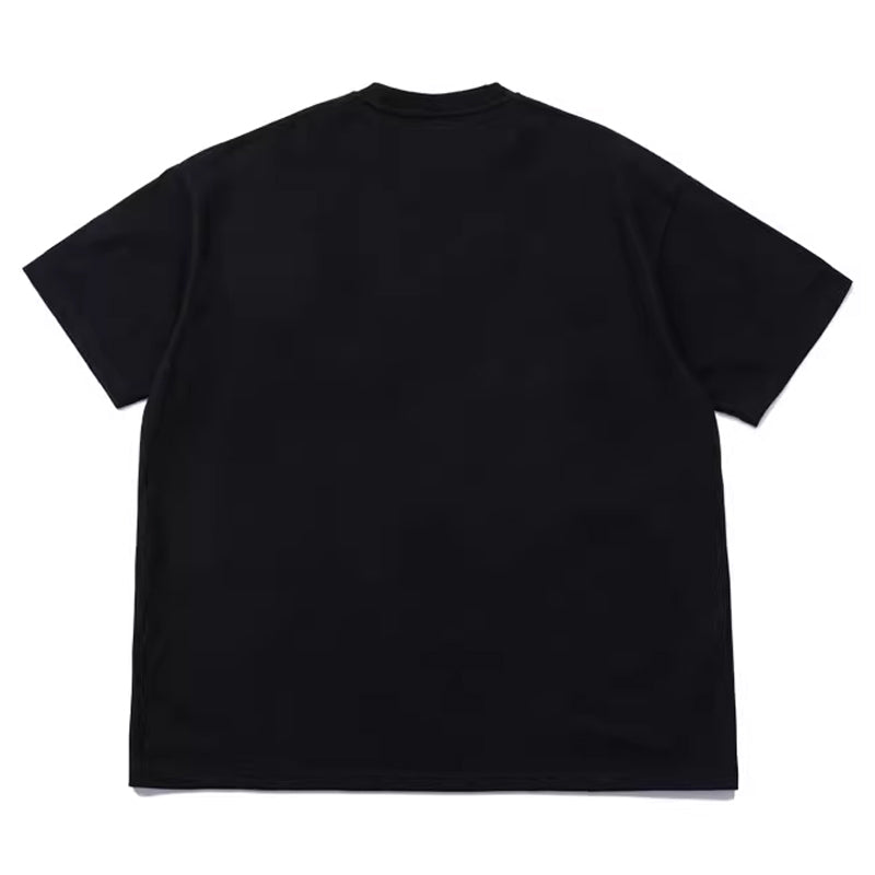 Heavyweight cotton tee with smiley doll keychain