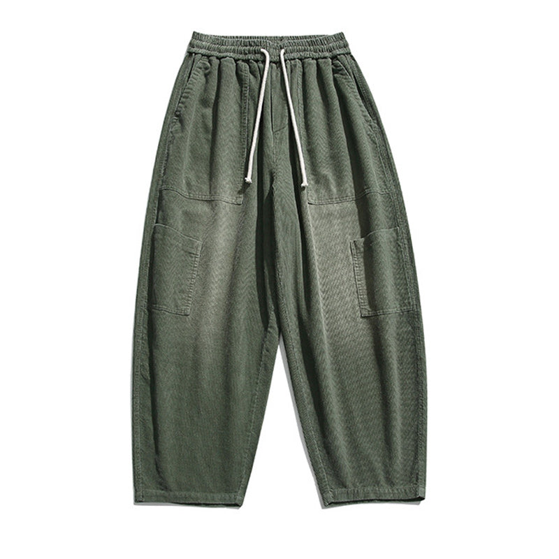 Casual Corduroy Pocket Slacks