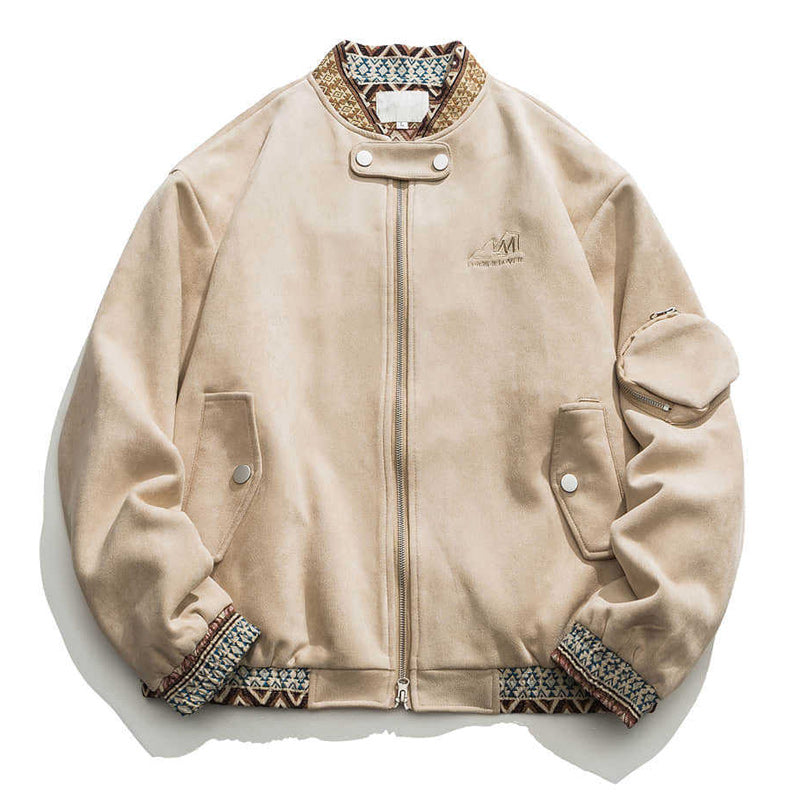 Ethnic-style American casual jacket