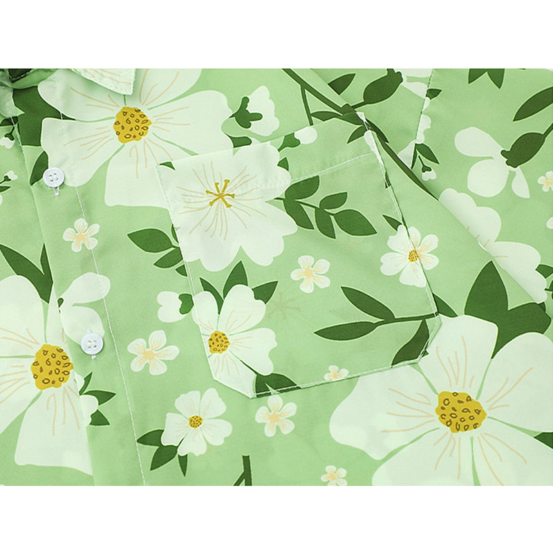 New for summer: Aloha print short-sleeved shirt