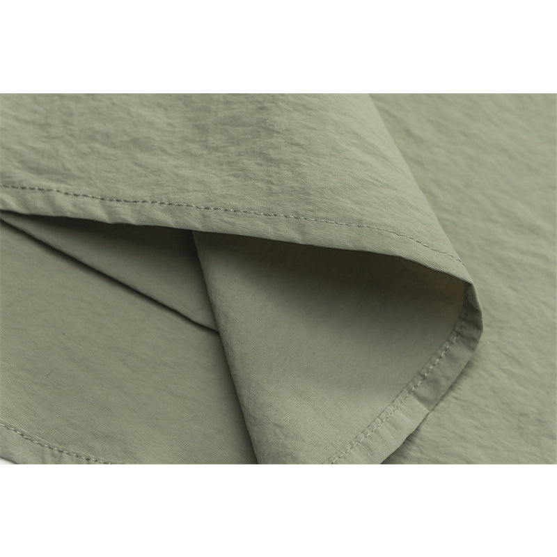 Retro Green Work Short Sleeve Shirt