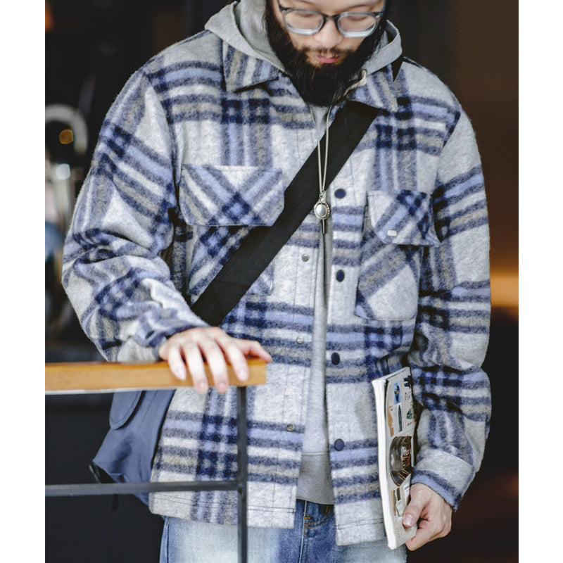 IVY STYLE チェックツイードコート ショート丈 アウター