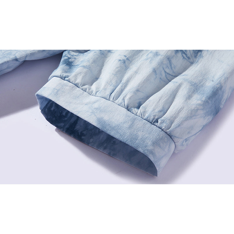 Fashion tie-dye short sleeve shirt