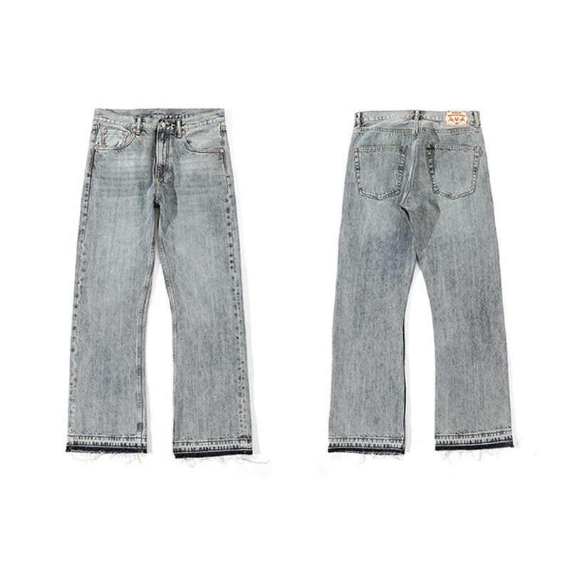 Bootcut denim pants