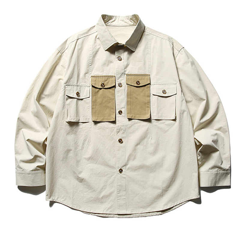 New Spring Color-Changing Pocket Shirt