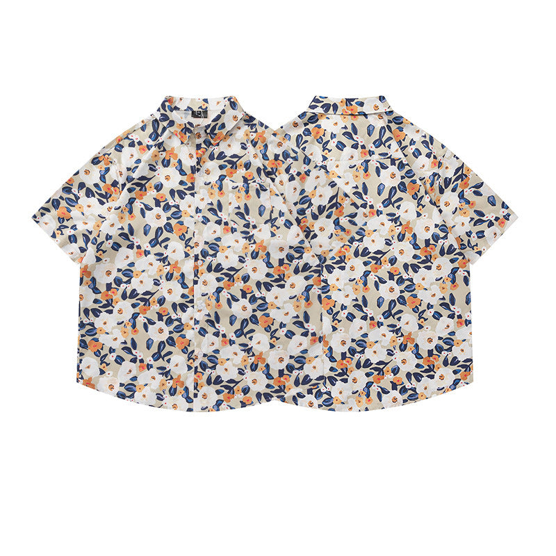 Hawaiian Vacation Floral Print Shirt