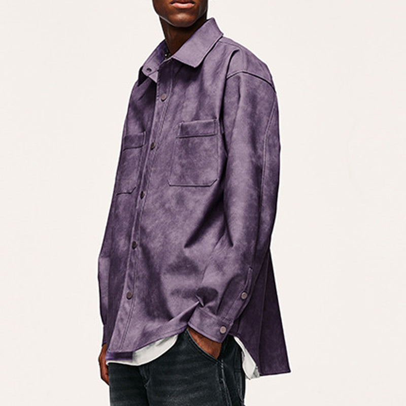 Coveralls and casual PU jackets