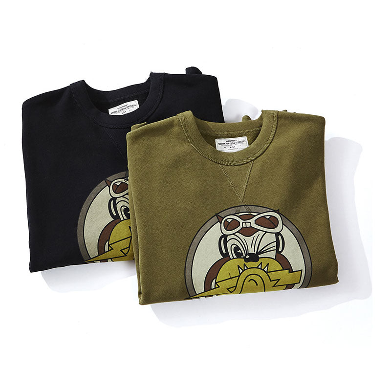 American Casual 490G Round Neck Pullover Hoodie