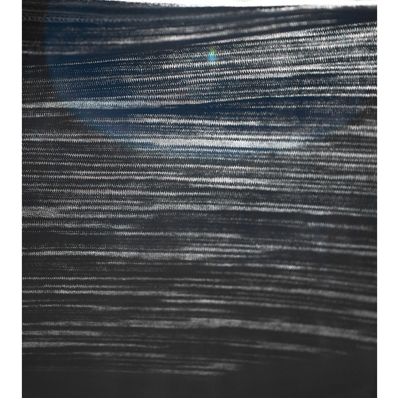 Irregular patchwork cotton tee with sashiko stitching