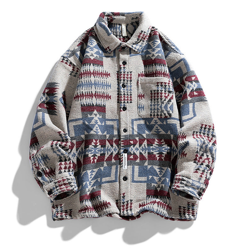 Ethnic print shirts available in sizes M-4XL