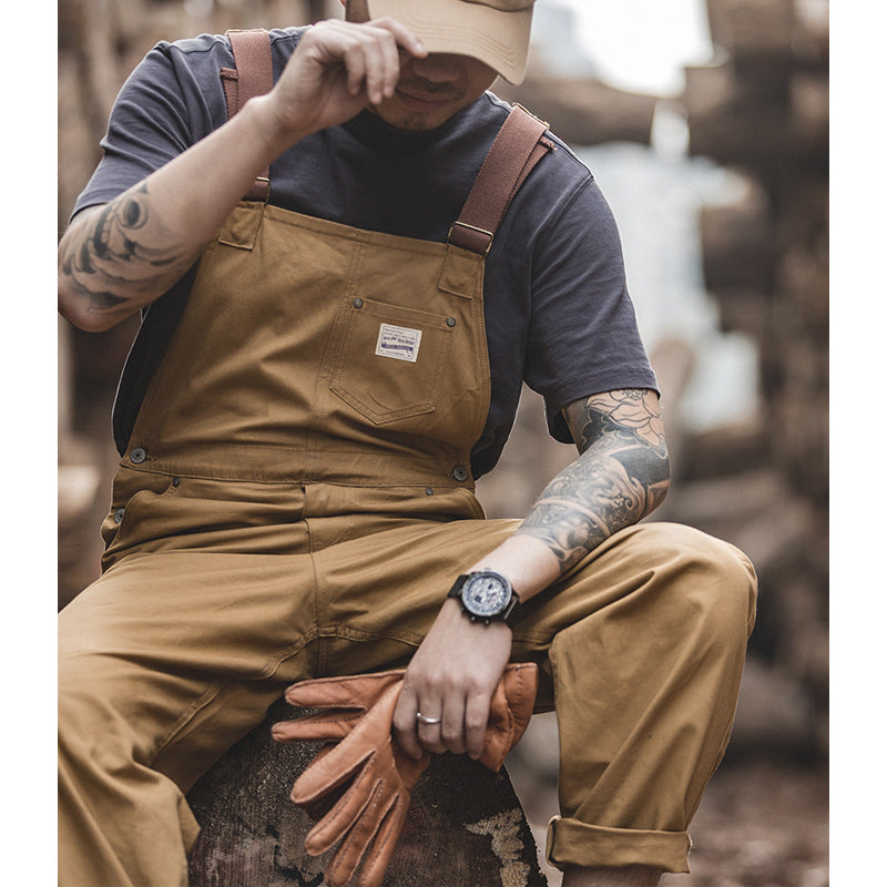 American casual work style overalls