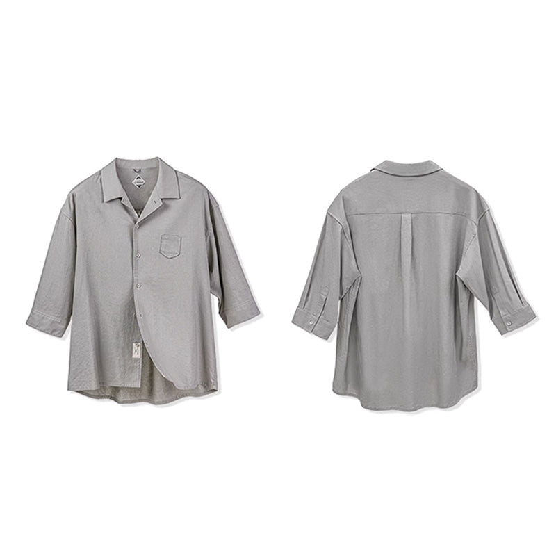 Mini Pocket Drop Shoulder Work Shirt