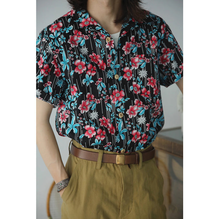 Obrieta all-over print aloha shirt