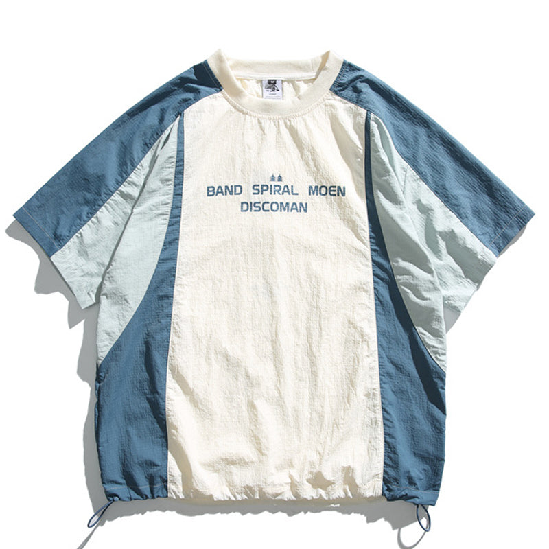 夏新作配色4色展開速乾半袖Tシャツ
