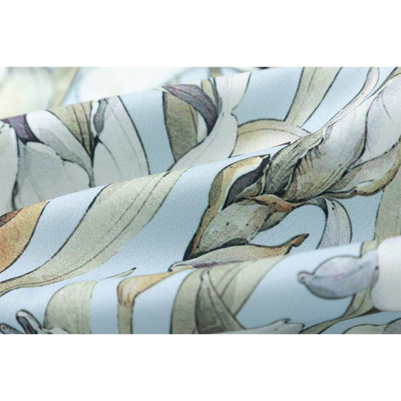 Vintage floral print aloha short-sleeved shirt