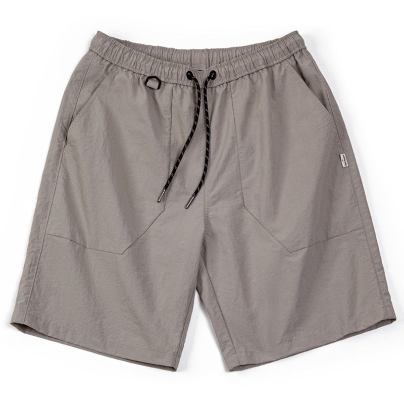 Wrinkle-finish lightweight quick-drying shorts