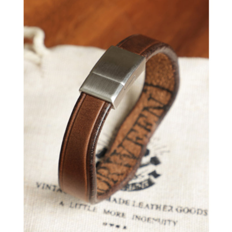 手作業 本革 S Horween Chromexcel ブレスレット