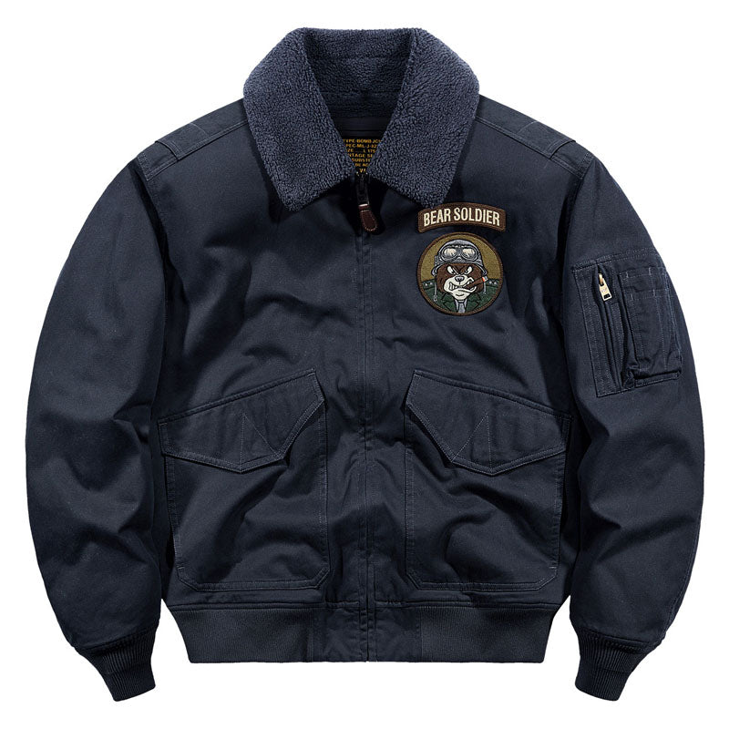 (U.S. Air Force)BEAR SOLDIERS メンズ ダウンジャケット