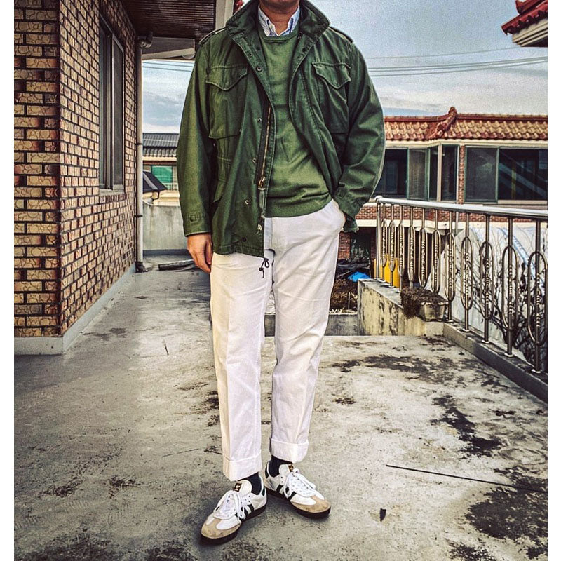4-pocket M65 vintage trench jacket