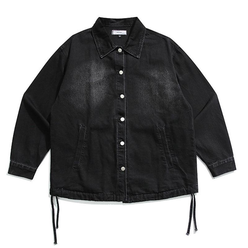 Washed Black Retro Jacket