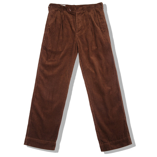 Men's Casual Straight Pants, Thick, Loose Fit, Solid Cargo Pants