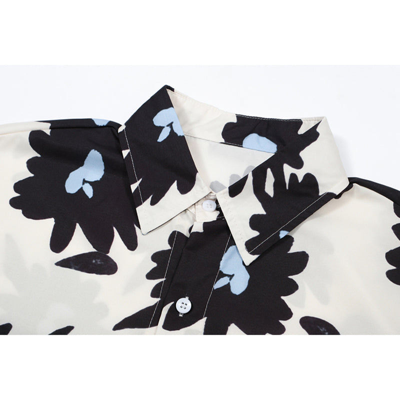 New for summer: Aloha print short-sleeved shirt