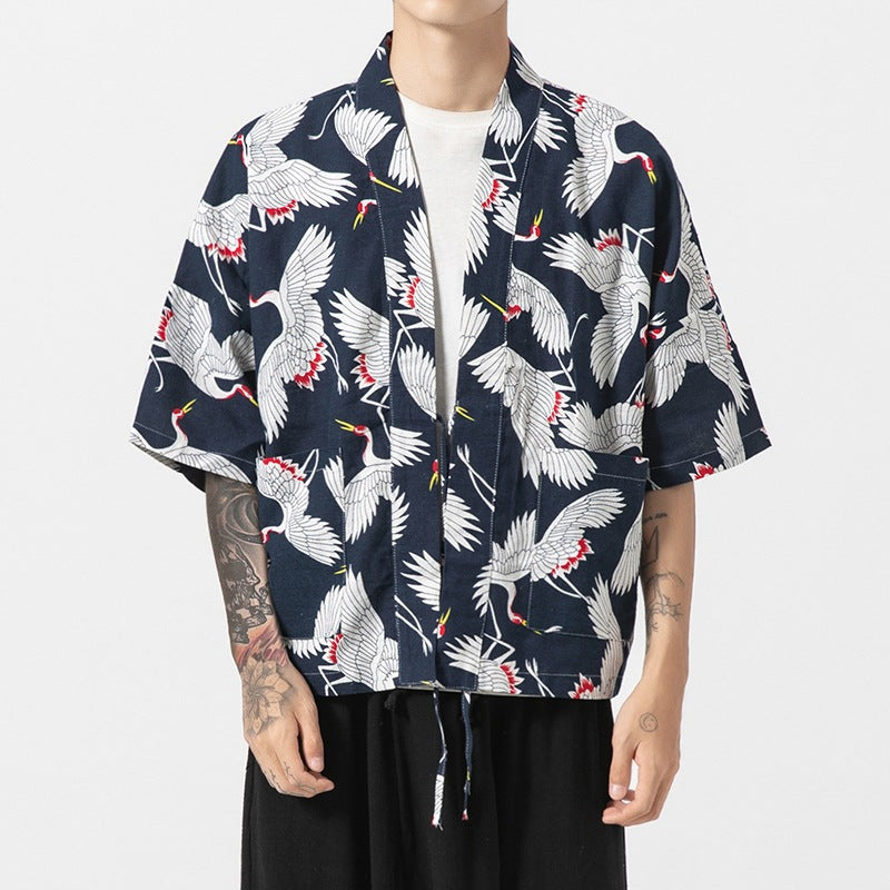 New for Summer: Printed Sanjuro Kimono Jacket