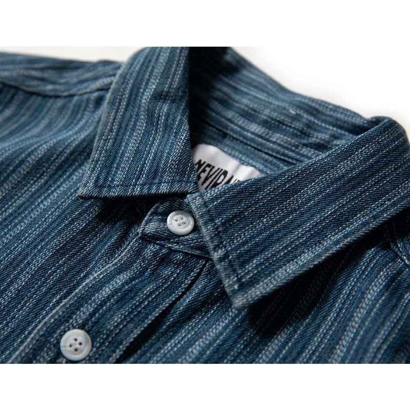 Vintage striped denim shirt