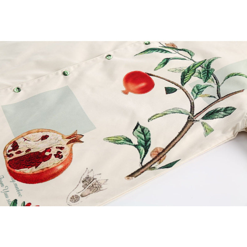 New for Autumn: Pomegranate Print Long Sleeve Shirt