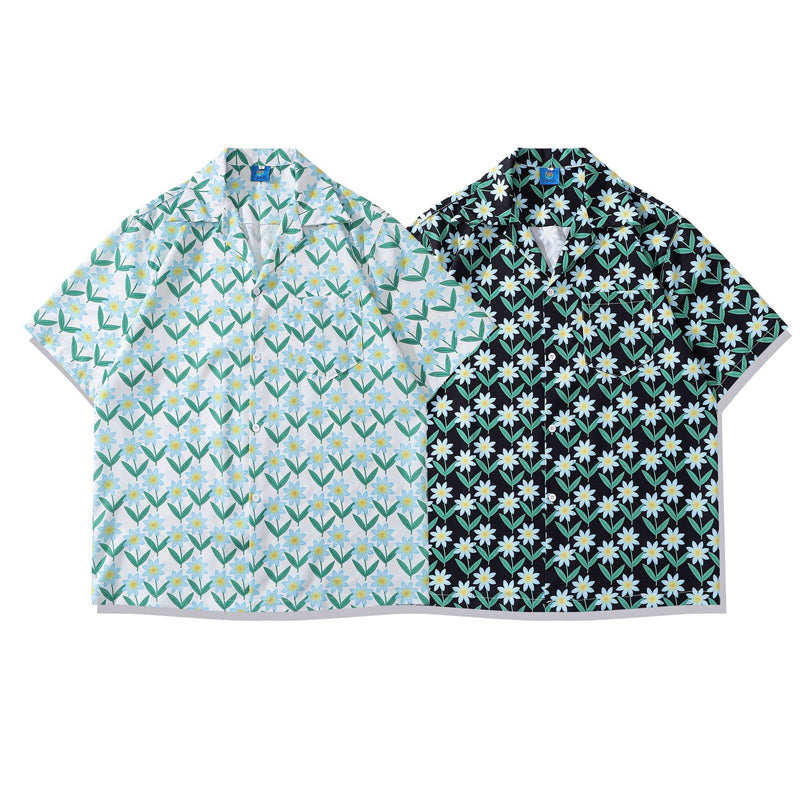 New summer print short sleeve shirt