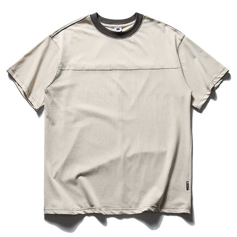 New summer color combination short sleeve T-shirt