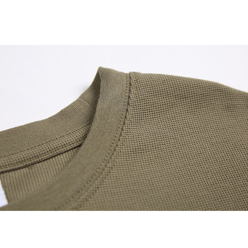 刺繍無地シンプル半袖Tシャツ