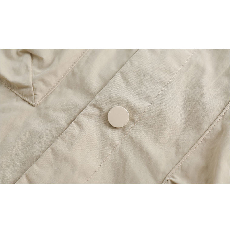 Functional pocket plain casual short sleeve shirt
