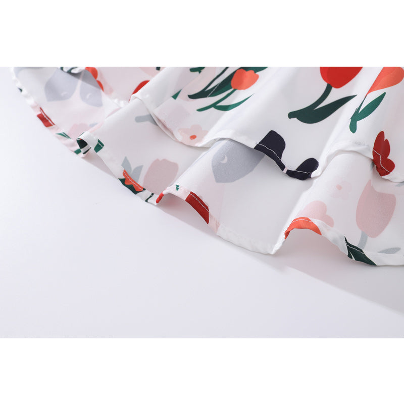 New for Autumn: "Dog and Flower" All-Over Print Long Sleeve Shirt