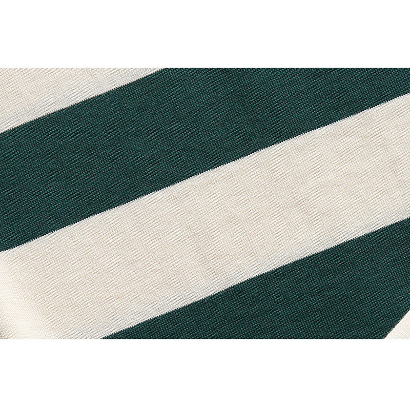Classic wide horizontal striped short sleeve T-shirt